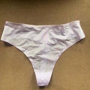 Savage x Fenty purple mesh thong